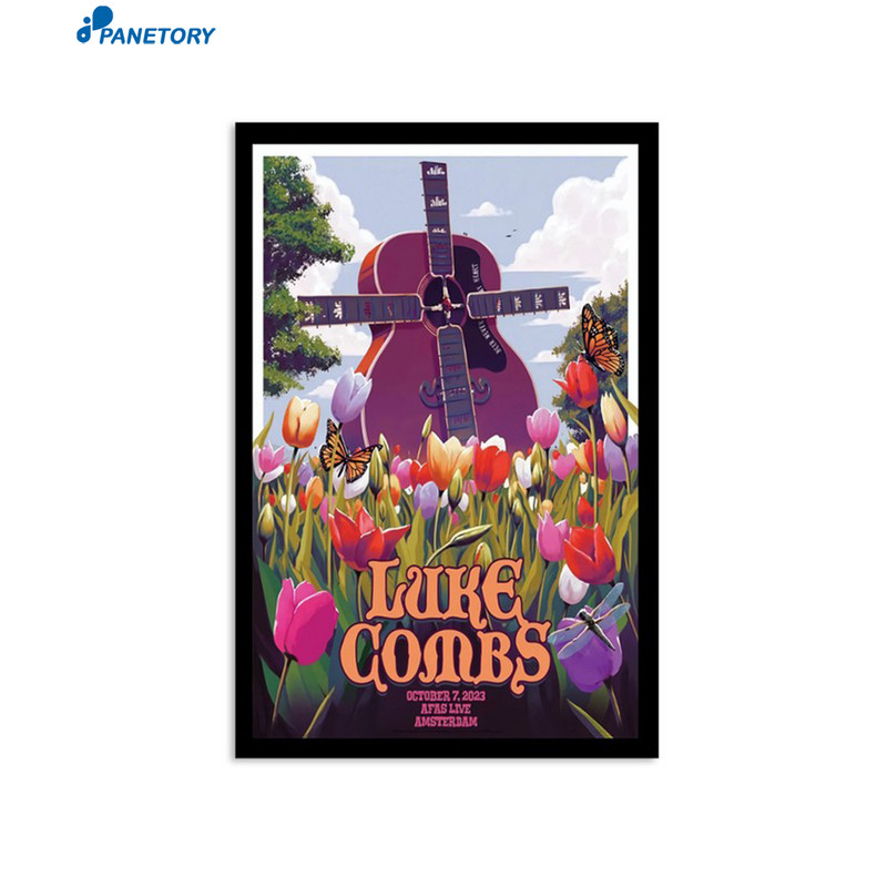 Luke Combs At Afas Live Netherlands On 7 Oct 2023 Poster.jpg