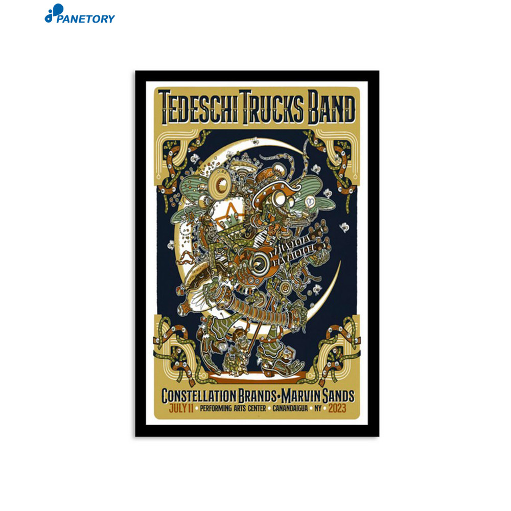 Tedeschi Trucks Band Tour Canandaigua July 11 2023 Poster.jpg