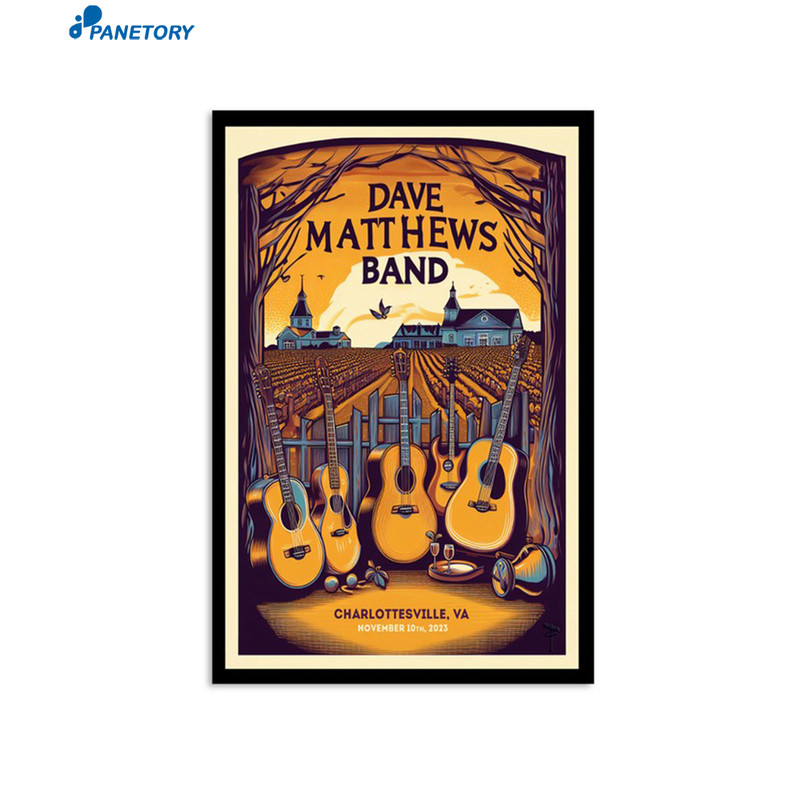 Dave Matthews Band Charlottesville November 10 2023 Poster.jpg