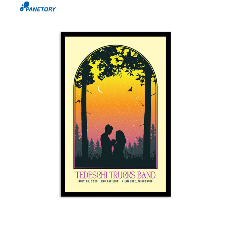 Tedeschi Trucks Band Tour Milwaukee Wi July 20 2023 Poster.jpg