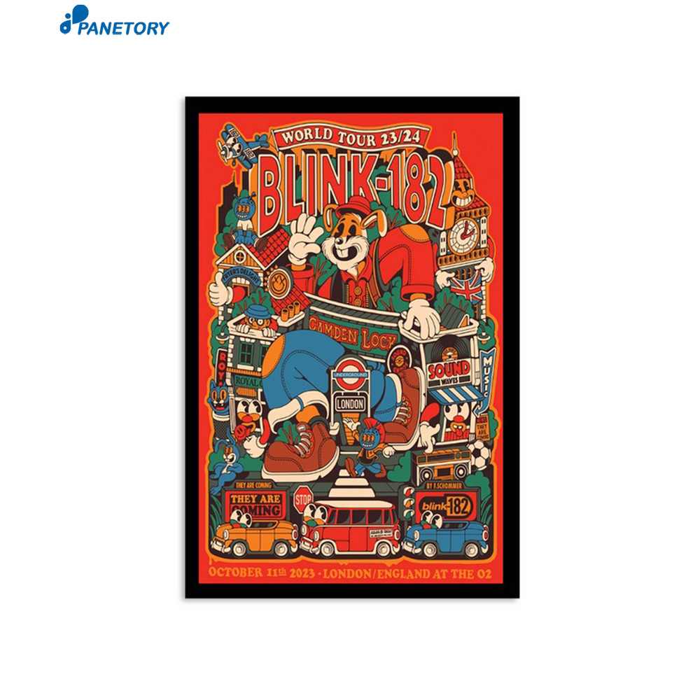 Blink-182 October 11th 2023 London England At The O2 Poster.jpg