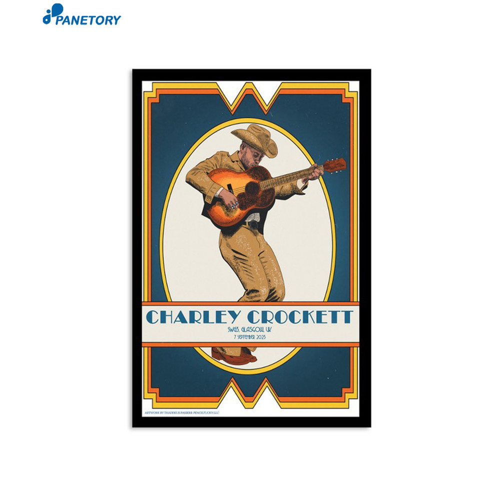 Charley Crockett Tour Swg3 In Glasgow Gb Sept 7 2023 Poster.jpg