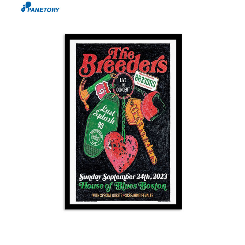 The Breeders House Of Blues Boston September 24 2023 Poster.jpg