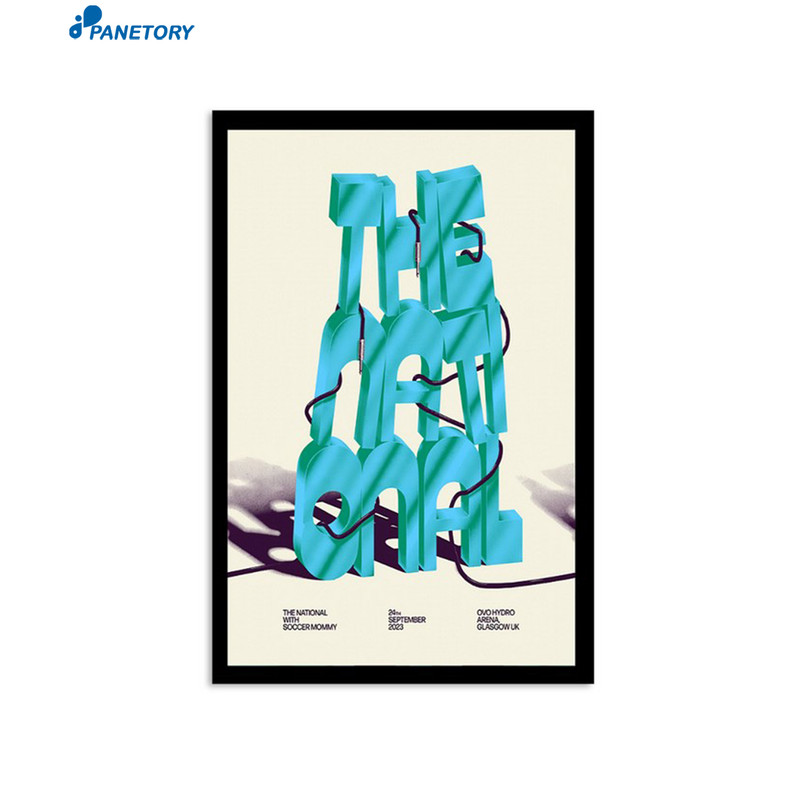 The National Sept 24 2023 Ovo Hydro Arena Glasgow Uk Poster.jpg