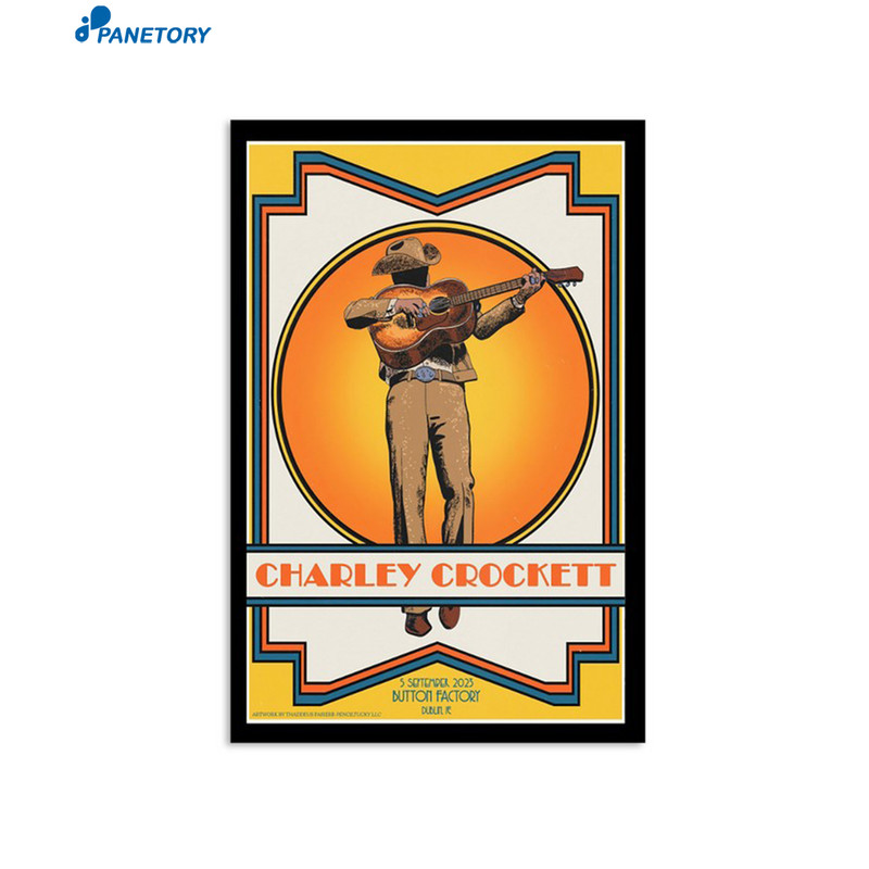 Charley Crockett Button Factory Dublin Ie Sept 5 2023 Poster.jpg