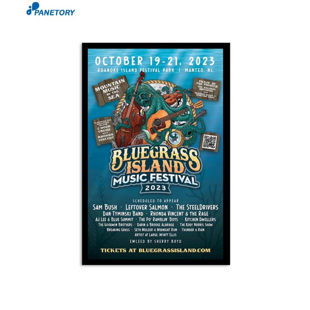 Bluegrass Island Music Festival October 19 2023 Manteo Poster.jpg
