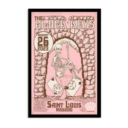 the black keys forest park st. louis mo august 26 2023 poster