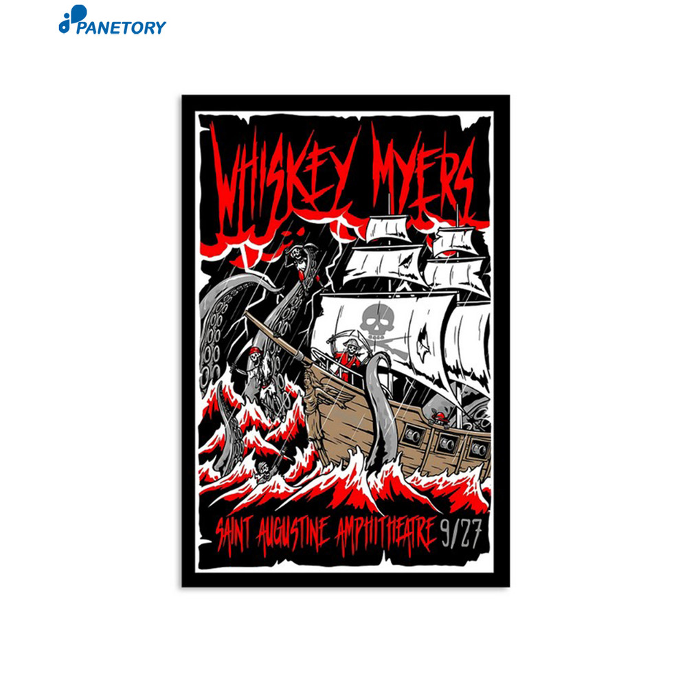 Whiskey Myers Saint Augustine Amphitheatre Sept 27 2023 Poster.jpg