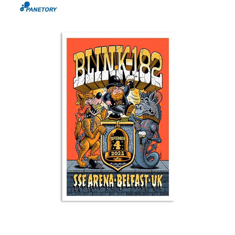 Blink 182 Show Belfast Northern Ireland September 4 2023 Poster.jpg