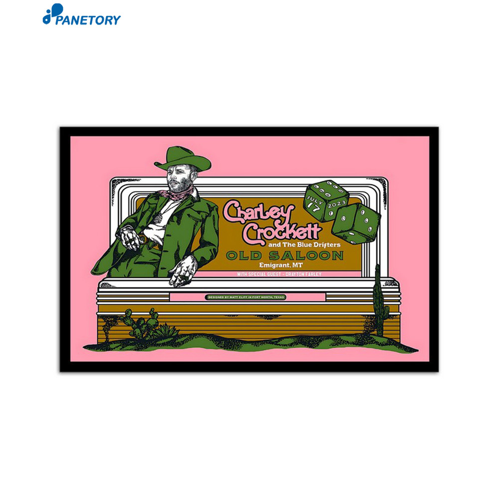 Charley Crockett The Old Saloon Emigrant Mt July 17 2023 Poster.jpg