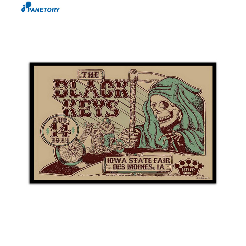 The Black Keys Iowa State Fair Des Moines Ia Aug 14 2023 Poster.jpg