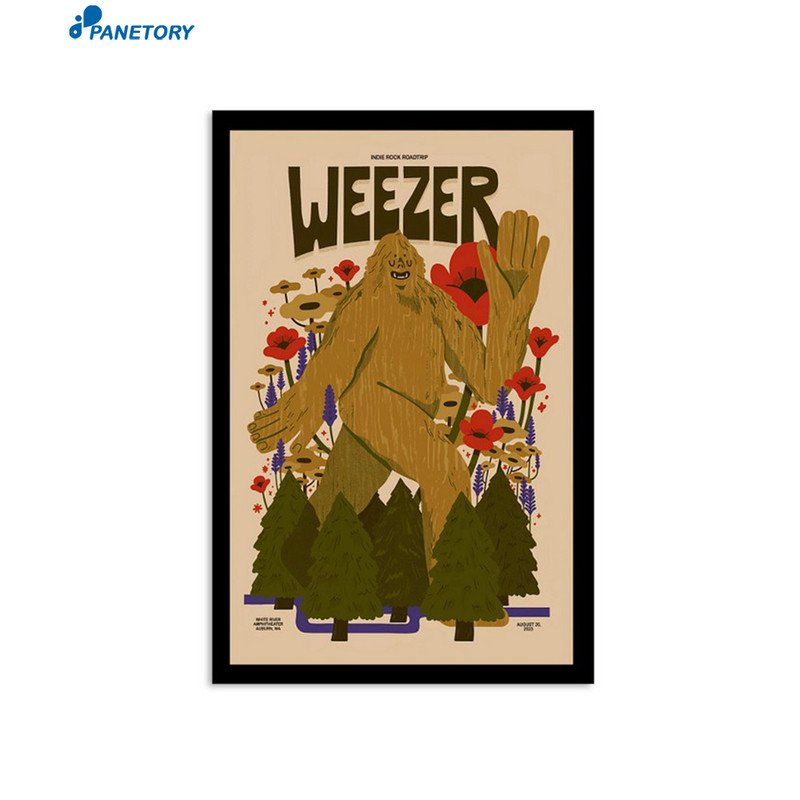 Weezer White River Amphitheatre Auburn Wa August 20 2023 Poster.jpg