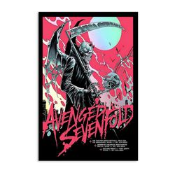 avenged sevenfold oct 15 2023 dickies arena fort worth tx poster