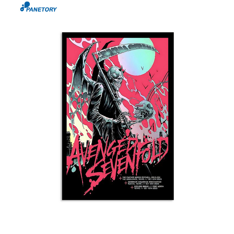 Avenged Sevenfold Oct 15 2023 Dickies Arena Fort Worth Tx Poster.jpg