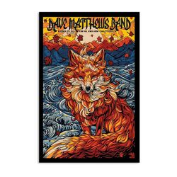 dave matthews band john paul jones arena november 11 2023 poster