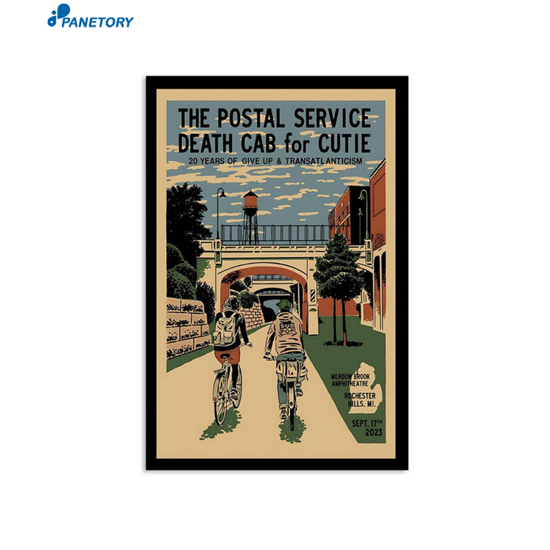 Death Cab For Cutie Meadow Brook Amphitheatre Sept 17 2023 Poster.jpg