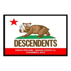 descendents show punk in the park orange county nov 5 2023 poster