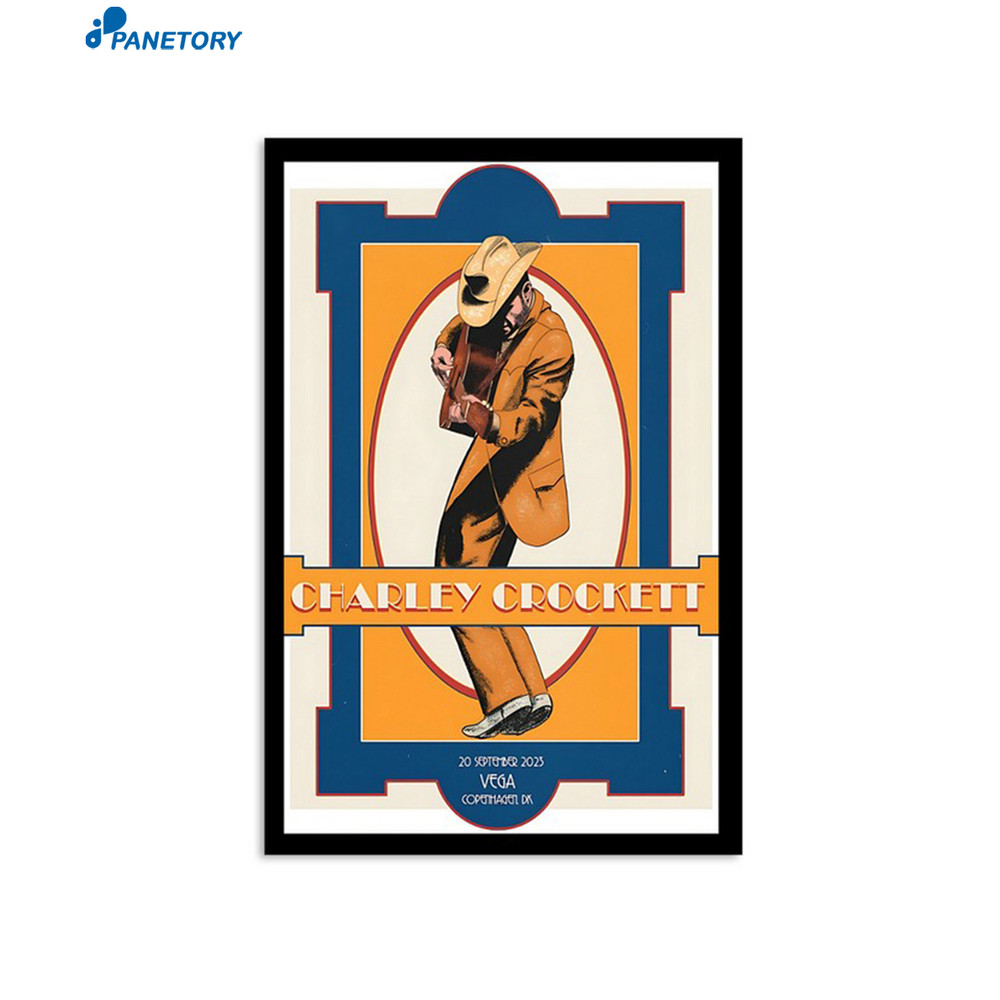 Charley Crockett Store Vega Copenhagen Denmark Sept 20 2023 Poster.jpg