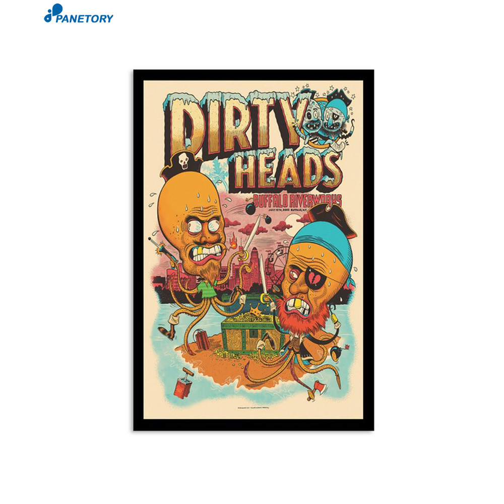 Dirty Heads Island Glow Tour Buffalo Riverworks Jul 13 2023 Poster.jpg