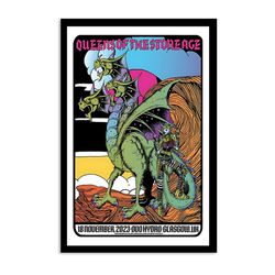queens of the stone age nov 18 2023 glasgow ovo hydro shows poster