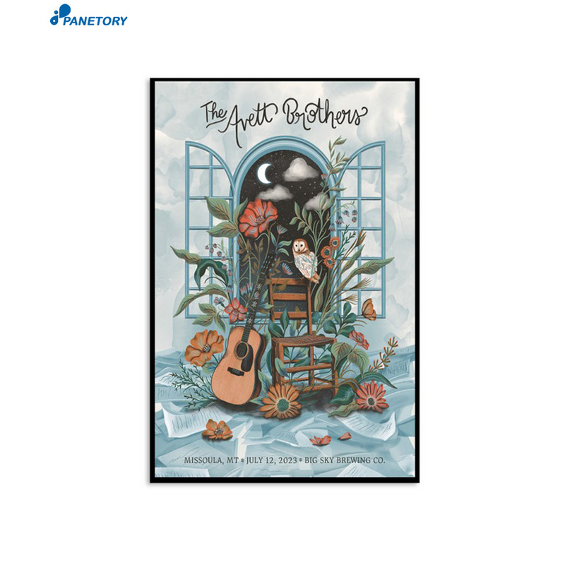 The Avett Brothers Missoula Mt Big Sky Brewing July 12 2023 Poster.jpg
