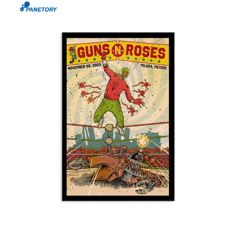 Guns N' Roses November 5 2023 Hell And Heaven Fest Toluca Mx Poster.jpg