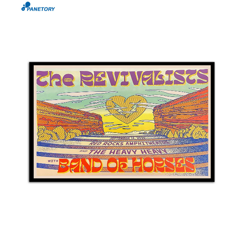 The Revivalists Red Rocks Amphitheatre Morrison Sept 14 2023 Poster.jpg