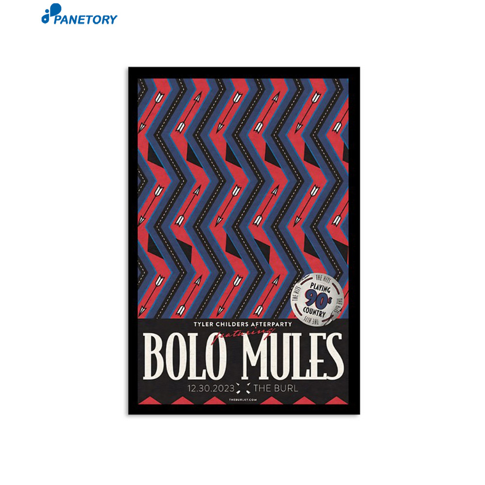 Tyler Childers Afterparty Ft Bolo Mutes The Burl Dec 30 2023 Poster.jpg