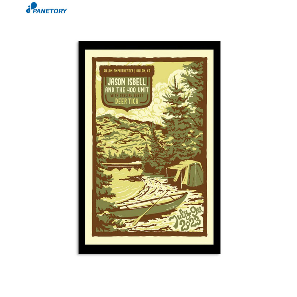 Jason Isbell And The 400 Unit Dillon Amphitheater July 9 2023 Poster.jpg