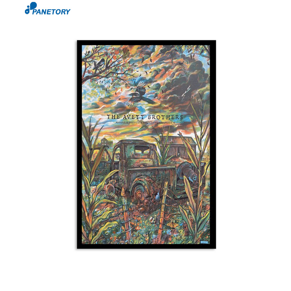 The Avett Brothers State Farm Center Champaign August 12 2023 Poster.jpg