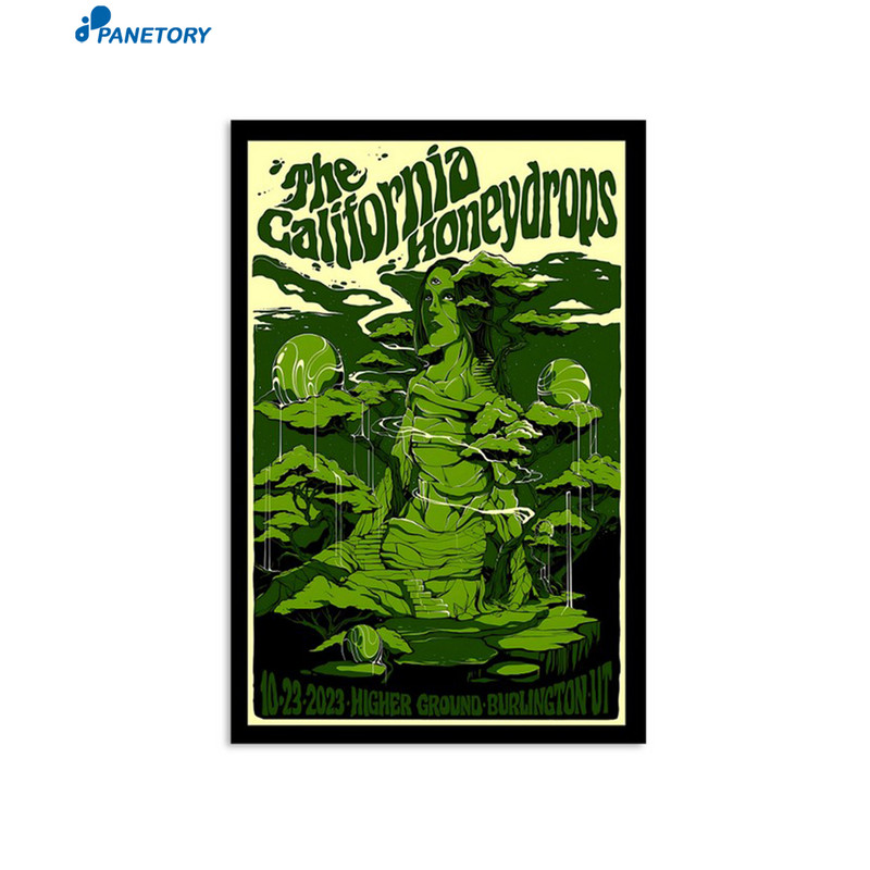 The California Honeydrops Oct 23 2023 Higher Ground Burlington Poster.jpg