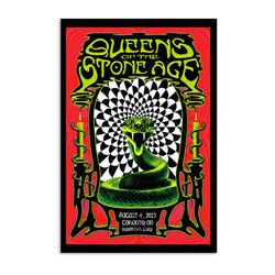 queens of the stone age budweiser stage toronto on august 4 2023 poster