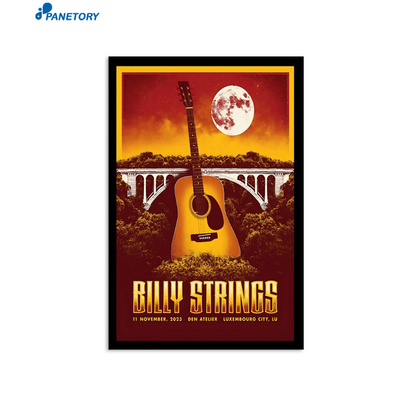 Billy Strings Fall Tour Den Atelier Luxembourg November 11th 2023 Poster.jpg