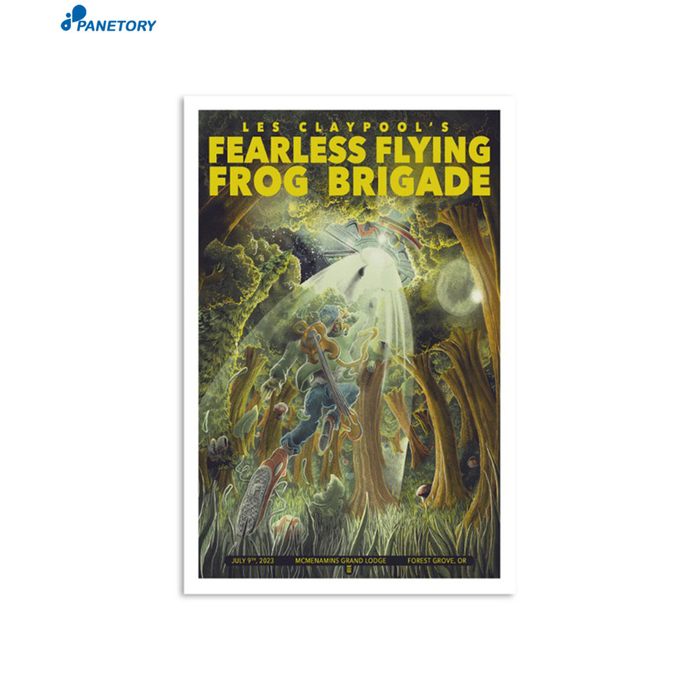 Les Claypool's Fearless Flying Frog Brigade Forest Grove July 9 2023 Poster.jpg