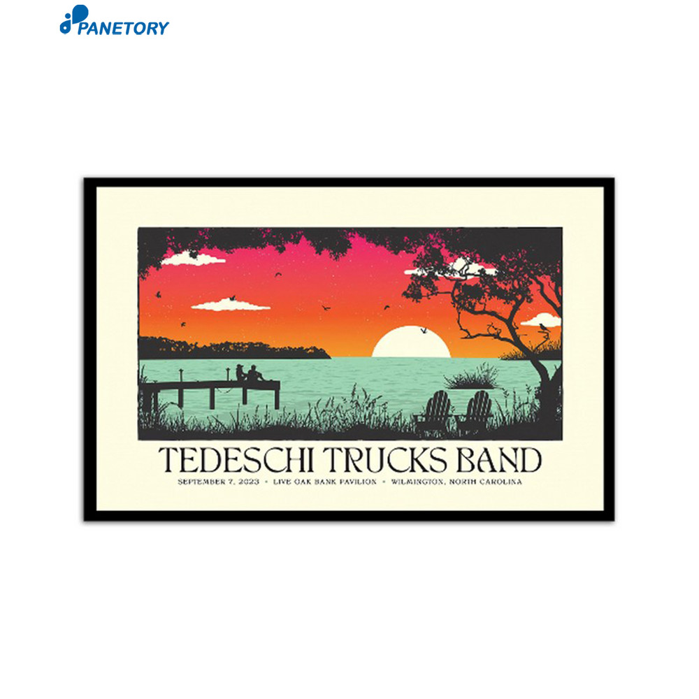 Tedeschi Trucks Band Live Oak Bank Pavilion In Wilmington Sep 07 2023 Poster.jpg