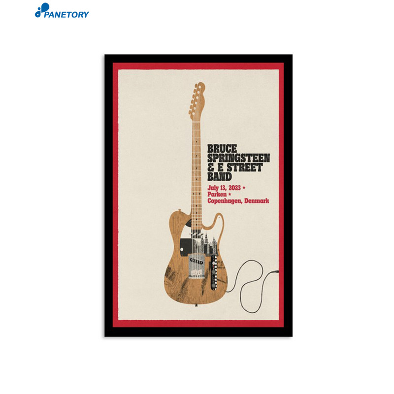 Bruce Springsteen & E Street Band Copenhagen Denmark Tour July 13 2023 Poster.jpg