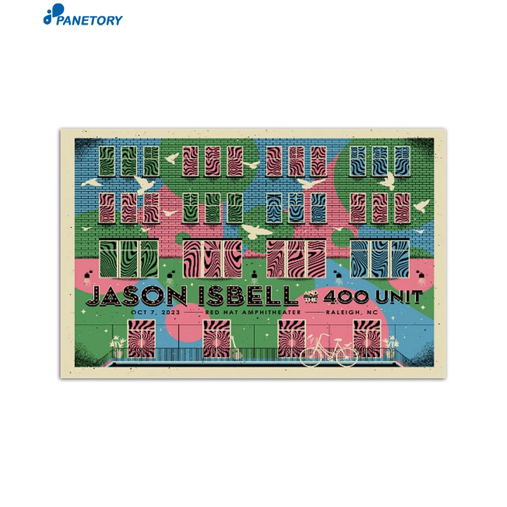 Jason Isbell And The 400 Unit Raleigh Red Hat Amphitheater October 7 2023 Poster.jpg