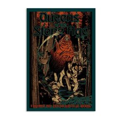 queens of the stone age nov 5 2023 rockhal main hall esch ssur alzette lu poster