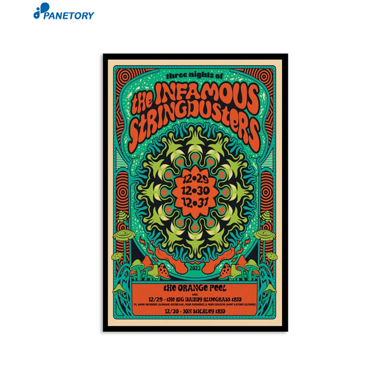 The Infamous Stringdusters The Orange Peel Asheville Nc Event December 29 2023 Poster.jpg