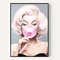 Marilyn Monroe Bubble Gum Fashion Print Pop Art Print Wall Art Marilyn Monroe Portrait Bubble Gum Wall Art.jpg