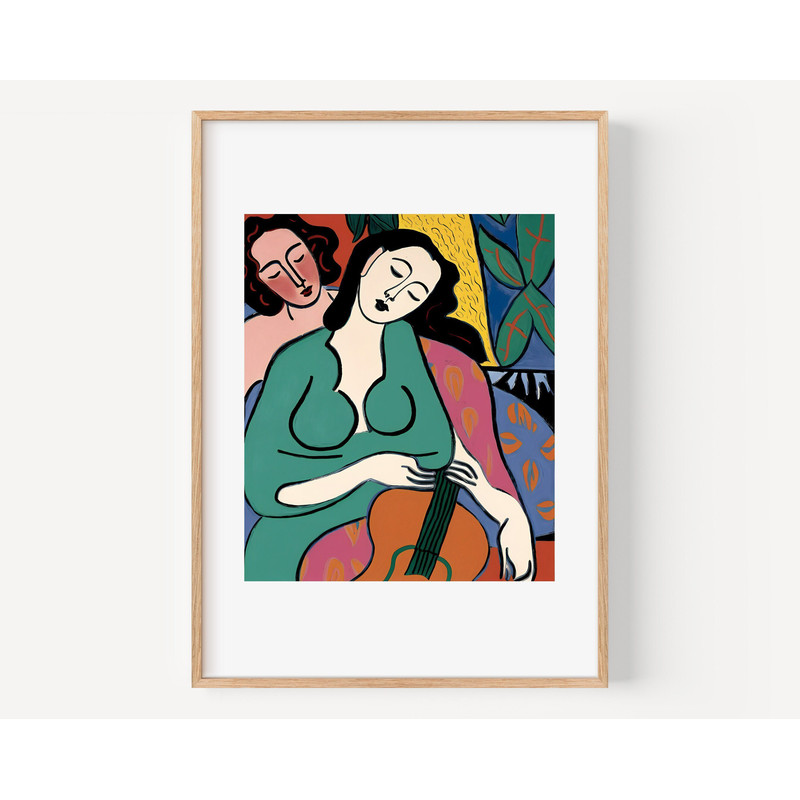 Henri Matisse Print Exhibition Gallery Wall Art Poster Matisse Multicolored Prints Abstract Female Artwork, Women Posters.jpg