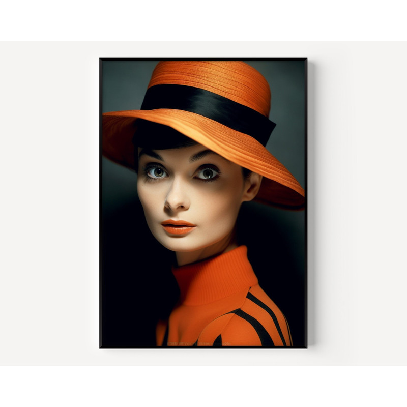 Audrey Wall Art Audrey Hepburn Print Famous Photography Women Painting Vintage Photograph Portrait of Famous Colorful Poster.jpg