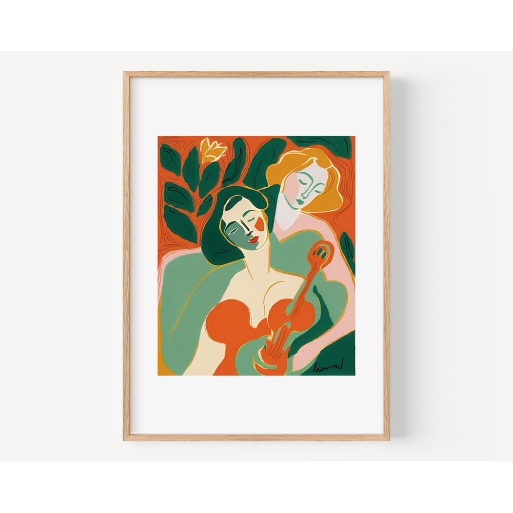 Henri Matisse Print Exhibition Gallery Wall Art Poster Matisse Women Prints Abstract People Prints Women Posters Multicolored.jpg