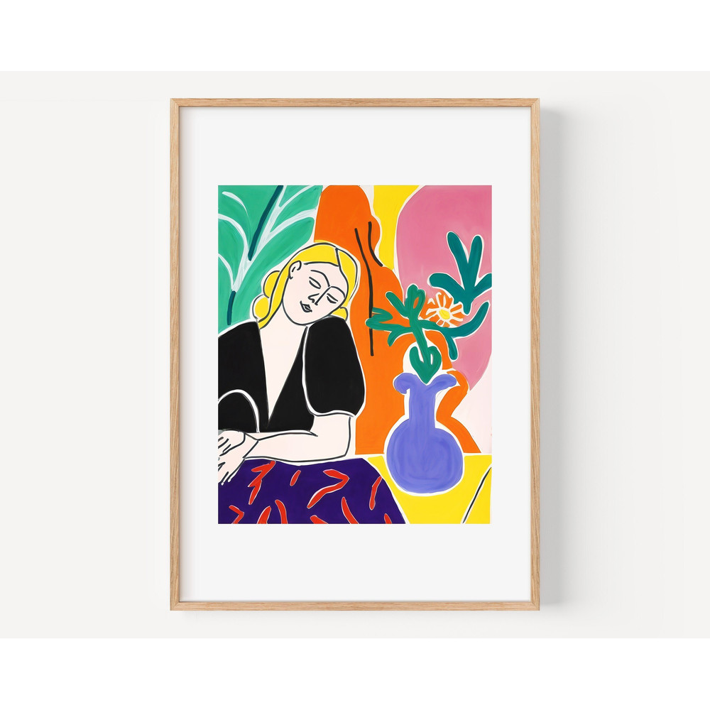 Henri Matisse Print Exhibition Gallery Wall Art Poster Matisse Women Prints Abstract People Prints Women Posters Multicolored-1.jpg