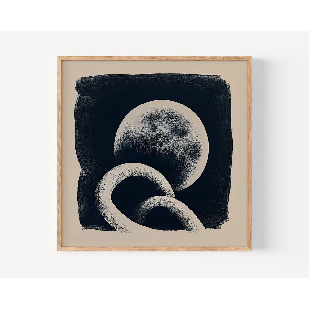 Abstract Wall Art Abstracted Black and White Print Modern Wall Art Extra Large Painting Impressionist Art Prints for Living Room.jpg