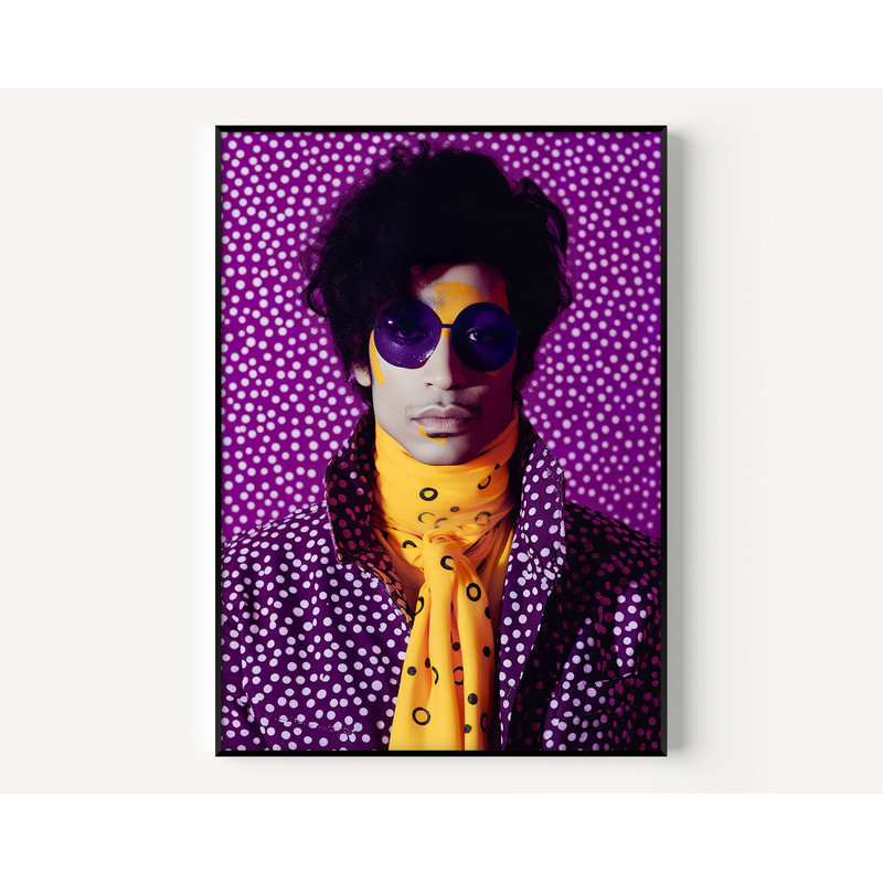 Prince Wall Art Poster Prince Print Famous Photography Man Portrait Painting Vintage Photograph Portrait Famous Poster for Fans-1.jpg