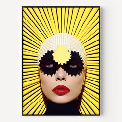 woman wall art lady prints famous photography women painting vintage photograph portrait of famous colorful poster, woma