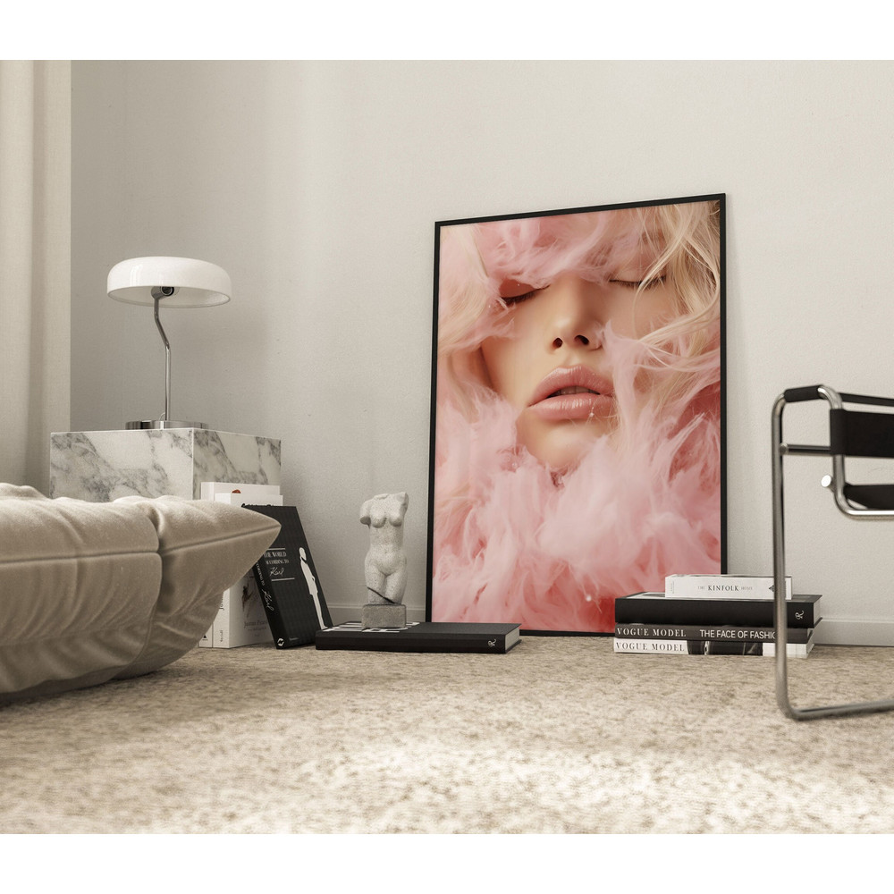 Pop Art Wall Art, Woman Print, Trendy Comic Pop Art Style, multicolored Print Decor, Woman Wall Art, Pop Model Art, artful Feminine Poster.jpg