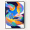 Abstract Artful Comic Pop Art Abstract Print Colorful Modern Abstract Wall Art Extra Large Painting multicolored Poster Modern Comic Posters.jpg
