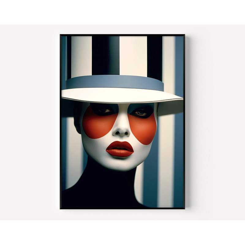 Pop Art Wall Art, Woman Print, Trendy Comic Pop Art Style, multicolored Print Decor, Woman Wall Art, POP ART Print, artful Feminine Poster-7.jpg